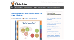 Desktop Screenshot of geniushour.com